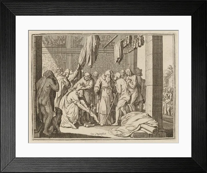 Framed Print : Providing for the Unclothed. Creator: Conrad Meyer Framed Print : Providing for the Unclothed. Creator: Conrad Meyer