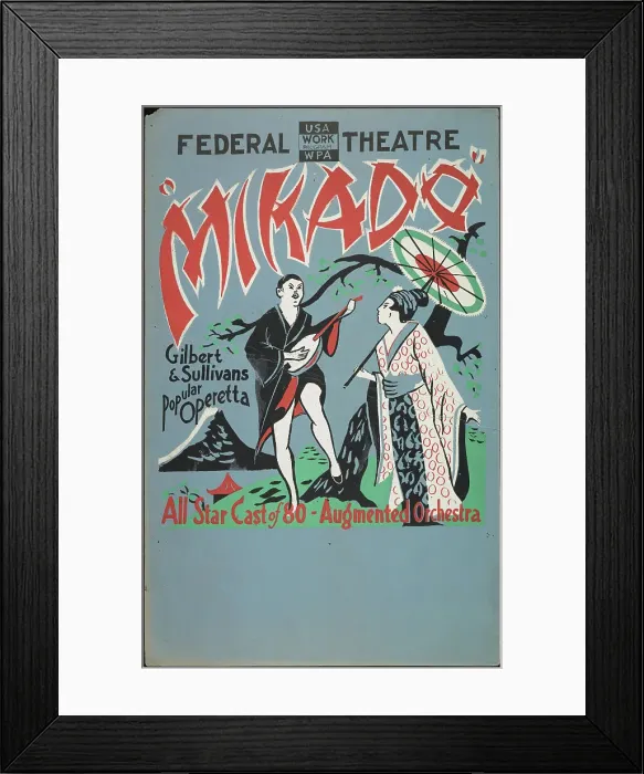 Framed Print : Mikado, [193-]. Creator: Unknown