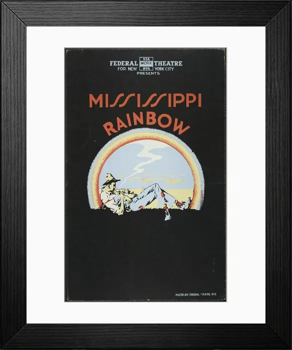 Framed Print : Mississippi Rainbow, New York City, [193-]. Creator: Unknown