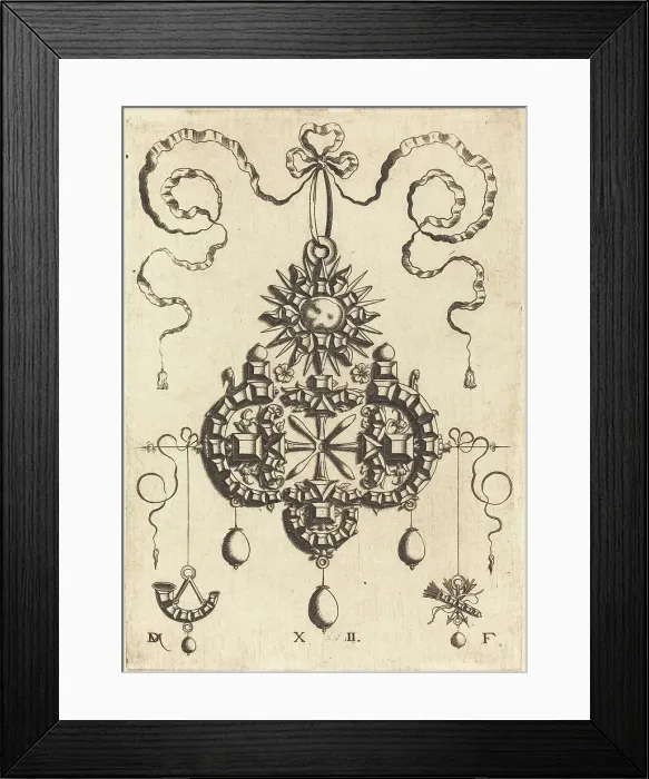 Framed Print : Large Pendant. Creator: Daniel Mignot