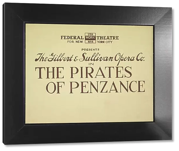 The Pirates of Penzance, [193-]. Creator: Unknown