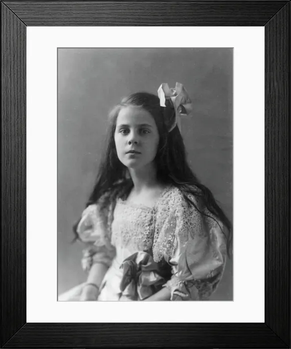 Framed Print : Martha Cameron, daughter of Senator Donald Cameron, Pa. c1896. Creator: Frances Benjamin Johnston