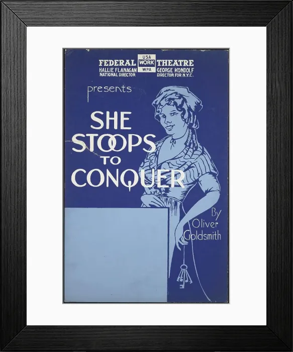 Framed Print : She Stoops to Conquer, [193-]. Creator: Unknown
