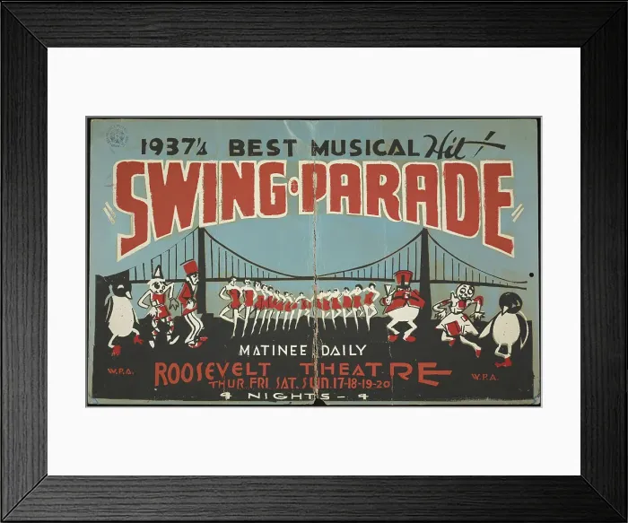 Framed Print : Swing Parade, [193-]. Creator: Unknown