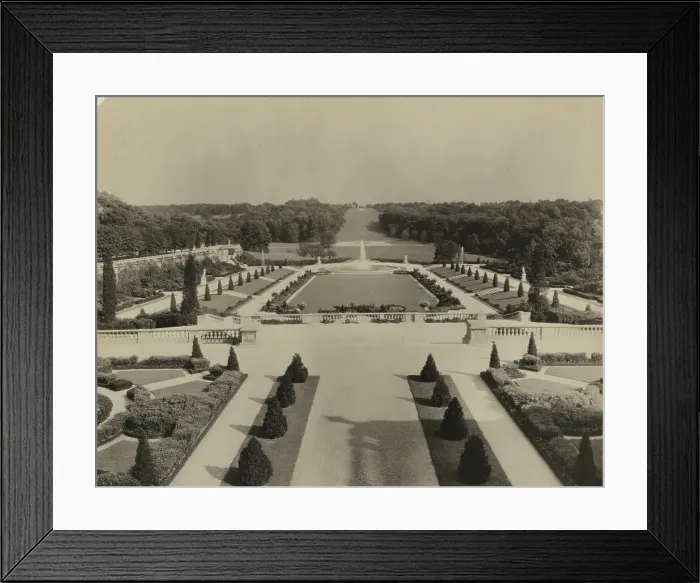 Framed Print : Whitemarsh Hall, Philadelphia vicinity, Pa. c1922. Creator: Frances Benjamin Johnston Framed Print : Whitemarsh Hall, Philadelphia vicinity, Pa. c1922. Creator: Frances Benjamin Johnston