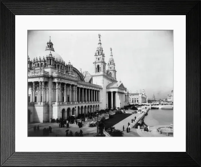 Framed Print : Palace of Mechanic Arts, World's Columbian Exposition, Chicago, Illinois, 1893. Creator: Frances Benjamin Johnston Framed Print : Palace of Mechanic Arts, World's Columbian Exposition, Chicago, Illinois, 1893. Creator: Frances Benjamin Johnston