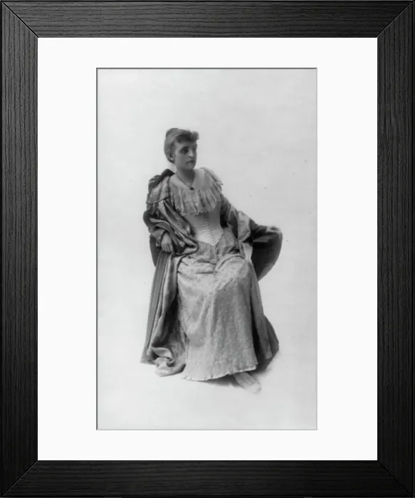 Framed Print : Frances Benjamin Johnston, 1864-1952, c1888. Creator: Frances Benjamin Johnston Framed Print : Frances Benjamin Johnston, 1864-1952, c1888. Creator: Frances Benjamin Johnston