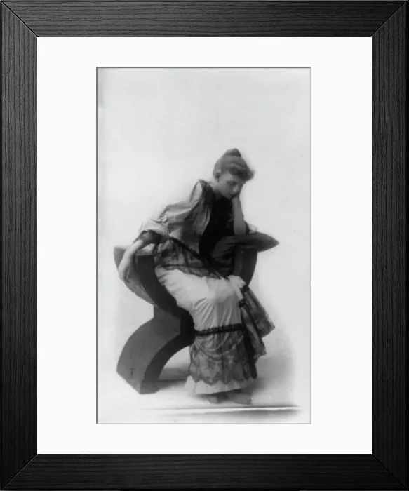 Framed Print : Frances Benjamin Johnston, 1864-1952, c1888. Creator: Frances Benjamin Johnston Framed Print : Frances Benjamin Johnston, 1864-1952, c1888. Creator: Frances Benjamin Johnston