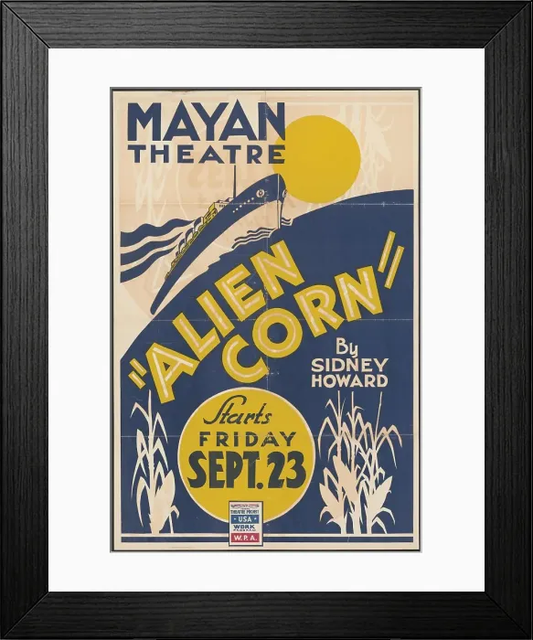 Framed Print : Alien Corn, [Los Angeles]. [193-]. Creator: Unknown