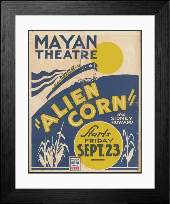 Framed Print : Alien Corn, [Los Angeles]. [193-]. Creator: Unknown