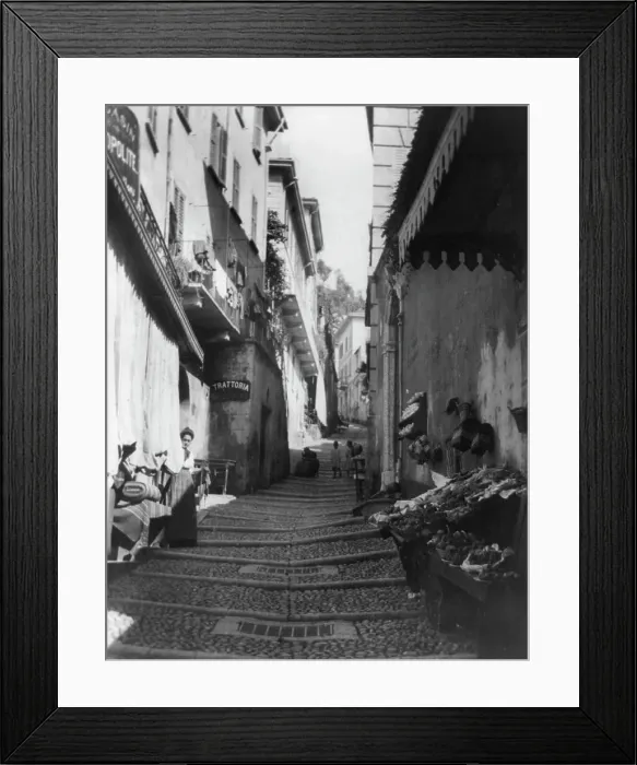 Framed Print : Bellagio, n.d.. Creator: Frances Benjamin Johnston Framed Print : Bellagio, n.d.. Creator: Frances Benjamin Johnston