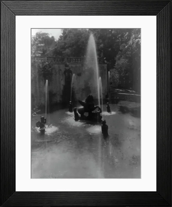 Framed Print : Fountain, Villa Laute, Viterbo, Italy, between 1910 and 1925. Creator: Frances Benjamin Johnston Framed Print : Fountain, Villa Laute, Viterbo, Italy, between 1910 and 1925. Creator: Frances Benjamin Johnston