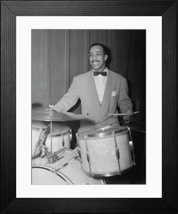 Framed Print : Portrait of J. C. (James Charles) Heard, Café Society (Downtown)(?), New York, N.Y. ca. July 1946. Creator: William Paul Gottlieb Framed Print : Portrait of J. C. (James Charles) Heard, Café Society (Downtown)(?), New York, N.Y. ca. July 1946. Creator: William Paul Gottlieb