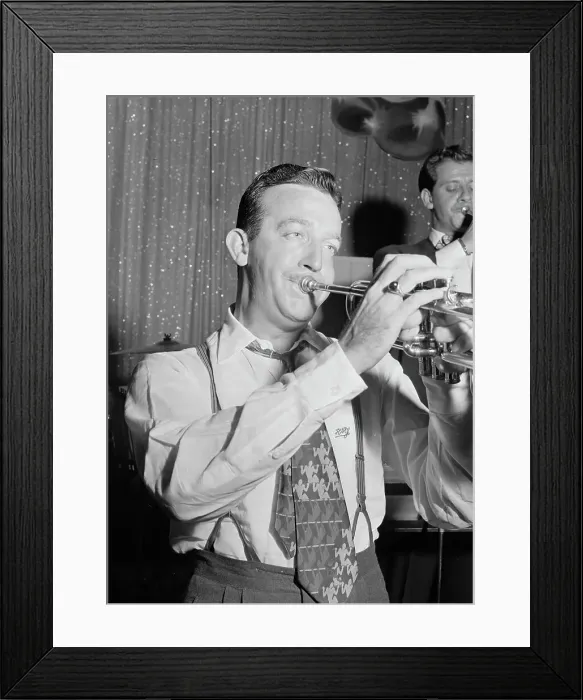 Framed Print : Portrait of Harry James, Coca Cola radio show rehearsal, New York, N.Y. 1946. Creator: William Paul Gottlieb Framed Print : Portrait of Harry James, Coca Cola radio show rehearsal, New York, N.Y. 1946. Creator: William Paul Gottlieb