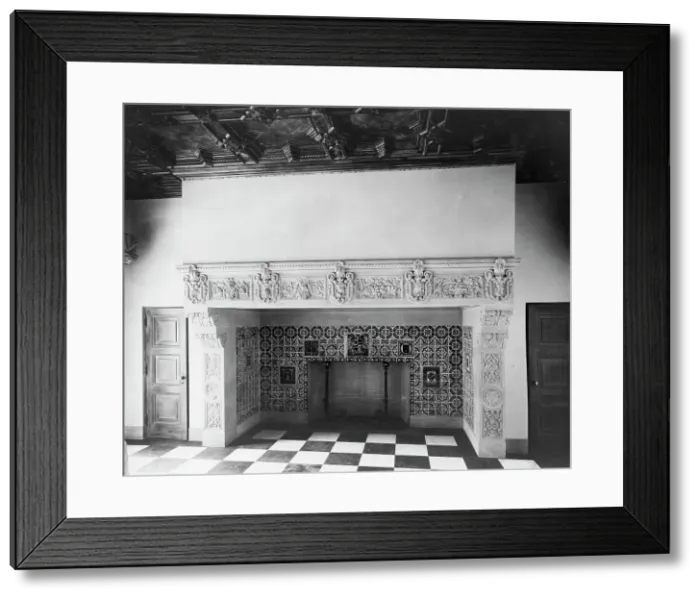 Framed Print : Pasadena, California, Mrs. Herbert Coppell home (interior) - enormous and elaborately... 1917. Creator: Frances Benjamin Johnston Framed Print : Pasadena, California, Mrs. Herbert Coppell home (interior) - enormous and elaborately... 1917. Creator: Frances Benjamin Johnston