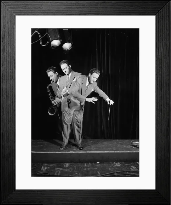 Framed Print : Portrait of Jerry Jerome, ca. June 1947. Creator: William Paul Gottlieb Framed Print : Portrait of Jerry Jerome, ca. June 1947. Creator: William Paul Gottlieb