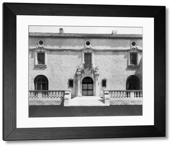 Framed Print : Pasadena, California, Mrs. Herbert Coppell home - view of doorway and entrance, 1917. Creator: Frances Benjamin Johnston Framed Print : Pasadena, California, Mrs. Herbert Coppell home - view of doorway and entrance, 1917. Creator: Frances Benjamin Johnston