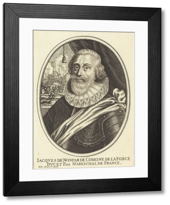 Framed Print : Jacques de la Force. Creator: Balthasar Moncornet Framed Print : Jacques de la Force. Creator: Balthasar Moncornet