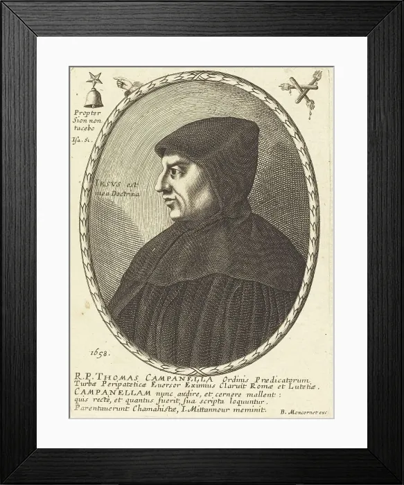 Framed Print : Thomas Campanella, 1658. Creator: Balthasar Moncornet