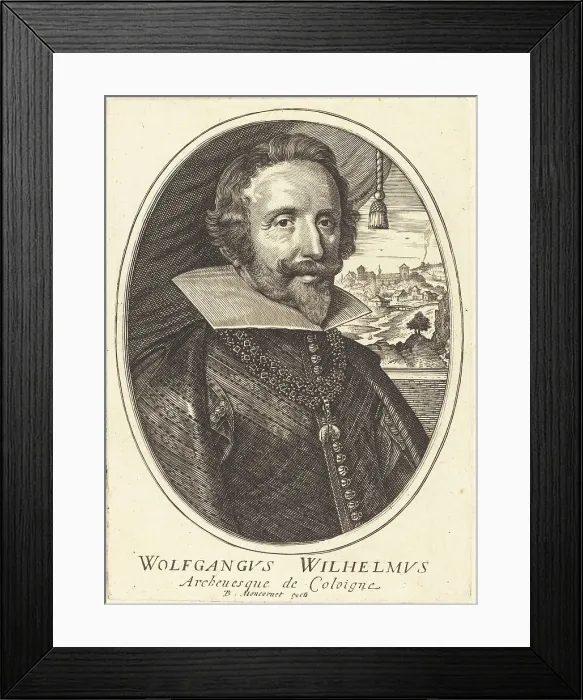 Framed Print : Wolfgang Wilhelm. Creator: Balthasar Moncornet Framed Print : Wolfgang Wilhelm. Creator: Balthasar Moncornet