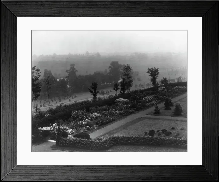 Framed Print : Conyers Manor, Greenwich, Connecticut, 1908. Creator: Frances Benjamin Johnston Framed Print : Conyers Manor, Greenwich, Connecticut, 1908. Creator: Frances Benjamin Johnston