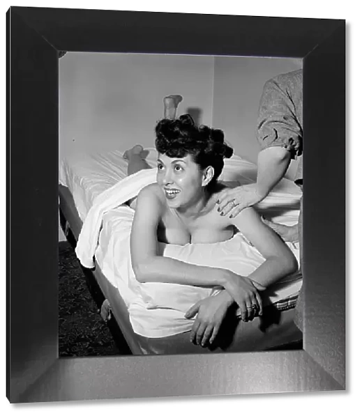 Portrait of Gloria King, New York, N.Y. ca. Apr. 1947. Creator: William Paul Gottlieb