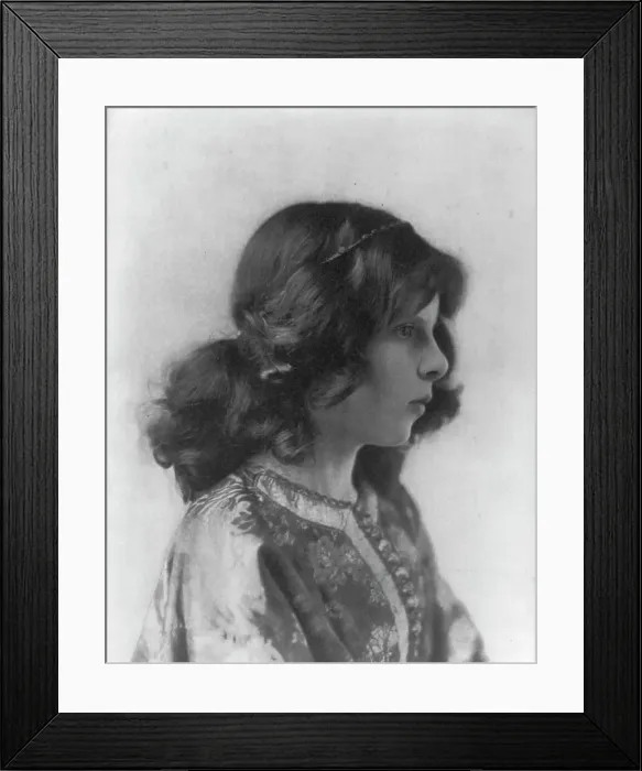 Framed Print : A child of the Orient, n.d.. Creator: Frances Benjamin Johnston Framed Print : A child of the Orient, n.d.. Creator: Frances Benjamin Johnston