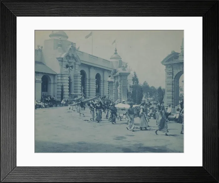 Framed Print : Pan-American midway parade, Buffalo, N.Y. 1901. Creator: Frances Benjamin Johnston Framed Print : Pan-American midway parade, Buffalo, N.Y. 1901. Creator: Frances Benjamin Johnston