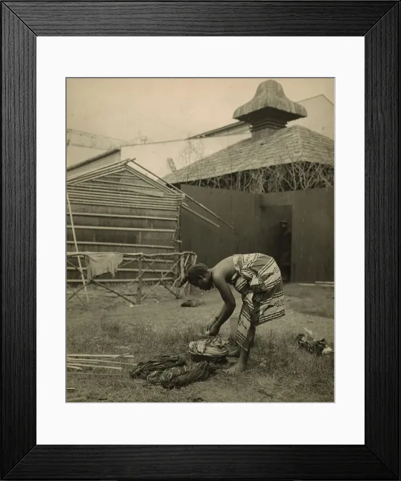 Framed Print : In darkest Africa, Pan-American Exposition, Buffalo, N.Y. 1901. Creator: Frances Benjamin Johnston
