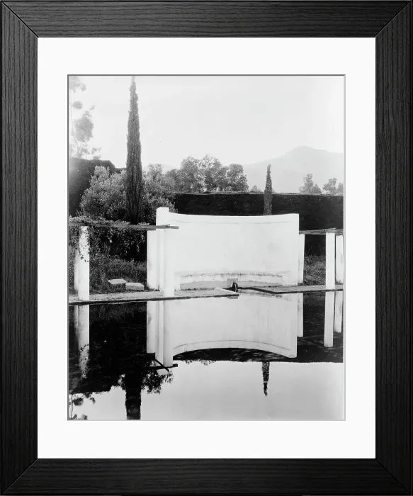 Framed Print : El Fureidis, James Waldron Gillespie house, Parra Grande Lane, Montecito, California, 1917. Creator: Frances Benjamin Johnston. El Fureidis, James Waldron Gillespie house, Parra Grande Lane, Montecito, California, 1917 Framed Print : El Fureidis, James Waldron Gillespie house, Parra Grande Lane, Montecito, California, 1917. Creator: Frances Benjamin Johnston. El Fureidis, James Waldron Gillespie house, Parra Grande Lane, Montecito, California, 1917