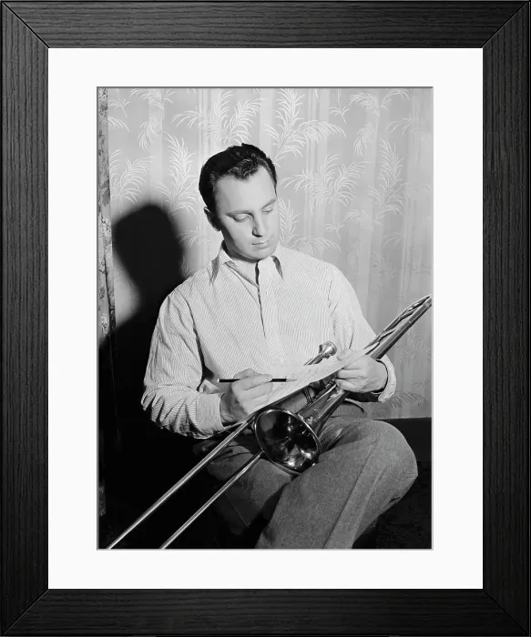 Framed Print : Portrait of Buddy Morrow, New York, N.Y. ca. May 1947. Creator: William Paul Gottlieb Framed Print : Portrait of Buddy Morrow, New York, N.Y. ca. May 1947. Creator: William Paul Gottlieb