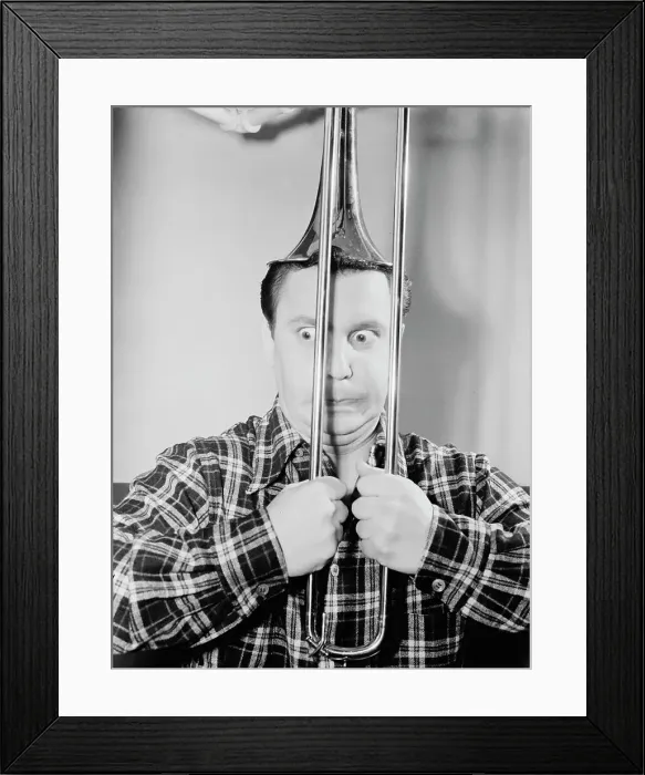 Framed Print : Portrait of Buddy Morrow, New York, N.Y. ca. Sept. 1946. Creator: William Paul Gottlieb Framed Print : Portrait of Buddy Morrow, New York, N.Y. ca. Sept. 1946. Creator: William Paul Gottlieb