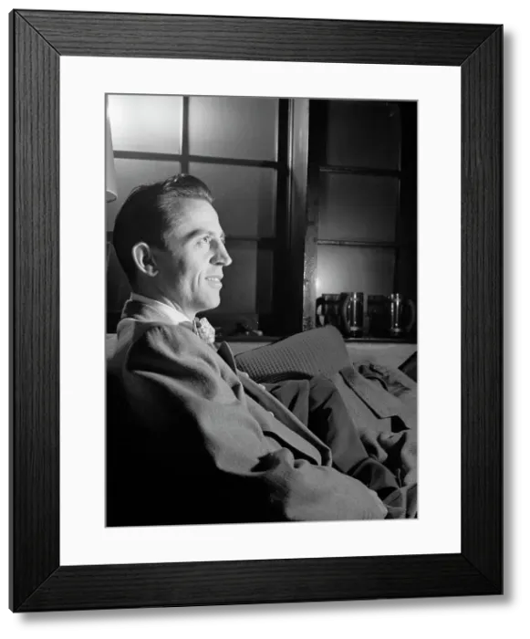 Framed Print : Portrait of Boyd Raeburn, Edwin A. Finckel's home, Greenwich Village, New York, N.Y. ca. July 1946. Creator: William Paul Gottlieb