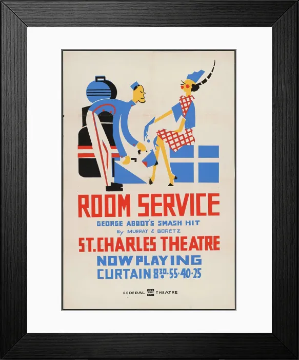 Framed Print : Room Service, New Orleans, 1939. Creator: Unknown Framed Print : Room Service, New Orleans, 1939. Creator: Unknown