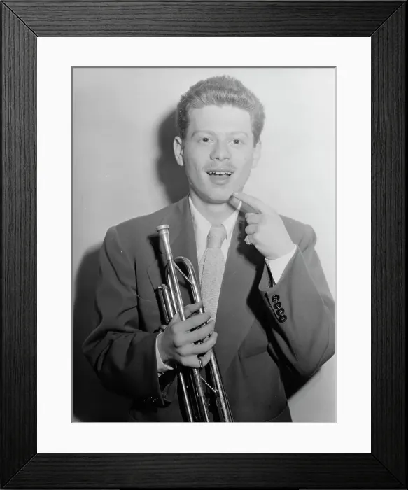 Framed Print : Portrait of Red Rodney, 400 Restaurant(?), New York, N.Y. ca. June 1946. Creator: William Paul Gottlieb Framed Print : Portrait of Red Rodney, 400 Restaurant(?), New York, N.Y. ca. June 1946. Creator: William Paul Gottlieb