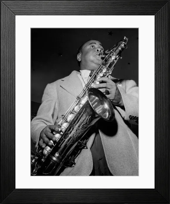 Framed Print : Portrait of Gene Sedric, The Place, New York, N.Y. ca. July 1946. Creator: William Paul Gottlieb Framed Print : Portrait of Gene Sedric, The Place, New York, N.Y. ca. July 1946. Creator: William Paul Gottlieb