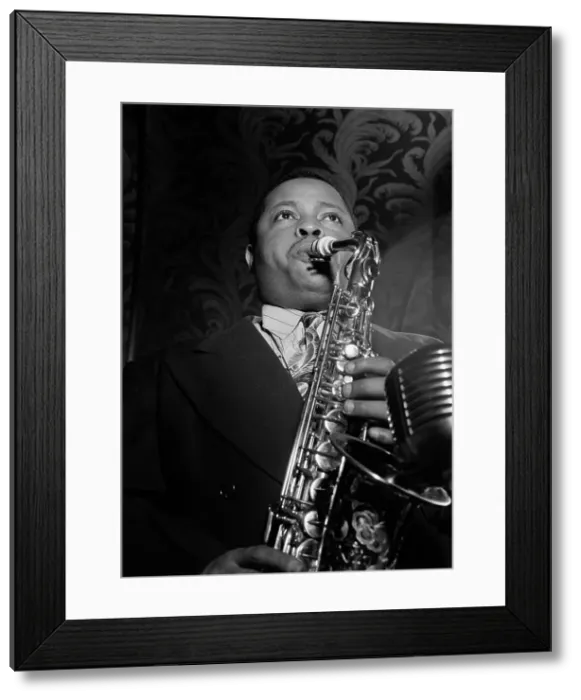 Framed Print : Portrait of Tab Smith, New York, N.Y. 1946. Creator: William Paul Gottlieb Framed Print : Portrait of Tab Smith, New York, N.Y. 1946. Creator: William Paul Gottlieb