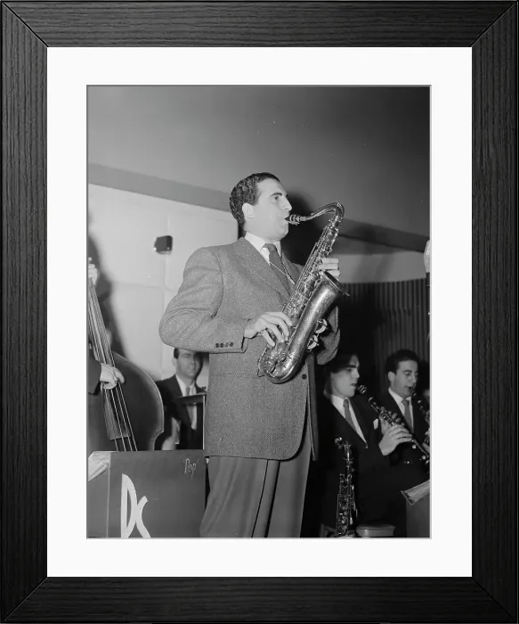 Framed Print : Portrait of Dick Stabile, New York, N.Y. 1946. Creator: William Paul Gottlieb Framed Print : Portrait of Dick Stabile, New York, N.Y. 1946. Creator: William Paul Gottlieb