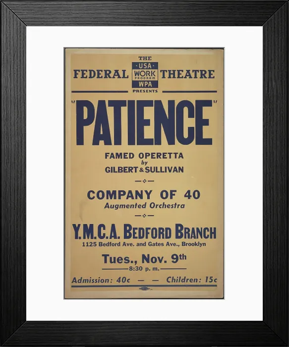 Framed Print : Patience, New York, [1930s]. Creator: Unknown