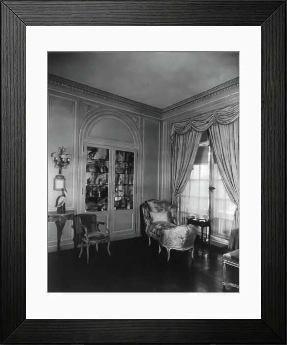 Framed Print : Whitemarsh Hall, Edward Townsend Stotesbury house, Wyndmoor, Pennsylvania, 1922 or 1923. Creator: Frances Benjamin Johnston. Whitemarsh Hall, Edward Townsend Stotesbury house, Wyndmoor, Pennsylvania, 1922 or 1923
