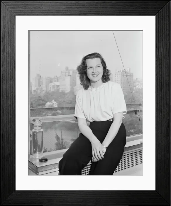 Framed Print : Portrait of Jo Stafford, New York, N.Y.(?), ca. July 1946. Creator: William Paul Gottlieb Framed Print : Portrait of Jo Stafford, New York, N.Y.(?), ca. July 1946. Creator: William Paul Gottlieb