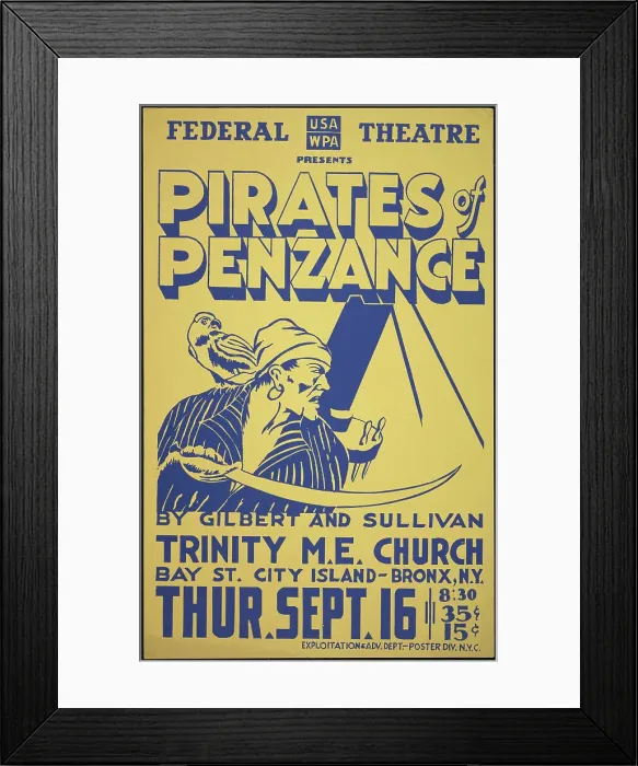 Framed Print : Pirates of Penzance, New York, [1930s]. Creator: Unknown
