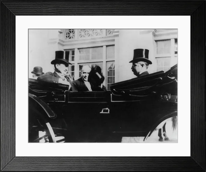 Framed Print : The last photo ever taken of President McKinley, at Buffalo, N.Y... 1901. Creator: Frances Benjamin Johnston Framed Print : The last photo ever taken of President McKinley, at Buffalo, N.Y... 1901. Creator: Frances Benjamin Johnston
