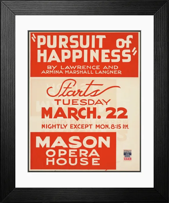 Framed Print : Pursuit of Happiness, Los Angeles, [193-]. Creator: Unknown
