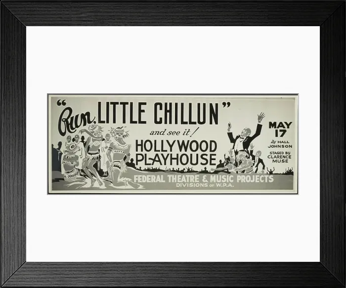 Framed Print : Run, Little Chillun, Los Angeles, [193-]. Creator: Unknown