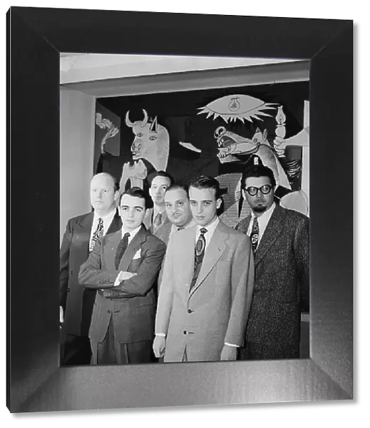 Portrait of Edwin A. Finckel, Ralph Burns, Eddie Sauter, Johnny... Museum of Modern Art, N.Y. 1947 Creator: William Paul Gottlieb