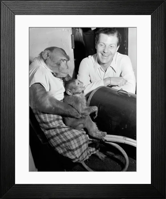 Framed Print : Portrait of Charlie Barnet and Re-Bop, New York, N.Y. ca. Aug. 1946. Creator: William Paul Gottlieb Framed Print : Portrait of Charlie Barnet and Re-Bop, New York, N.Y. ca. Aug. 1946. Creator: William Paul Gottlieb