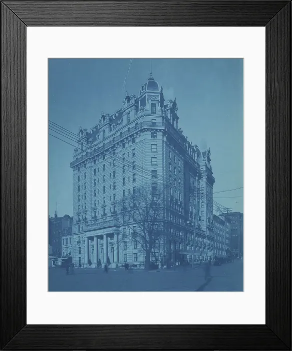 Framed Print : Willard Hotel - exterior view, between 1901 and 1910. Creator: Frances Benjamin Johnston Framed Print : Willard Hotel - exterior view, between 1901 and 1910. Creator: Frances Benjamin Johnston