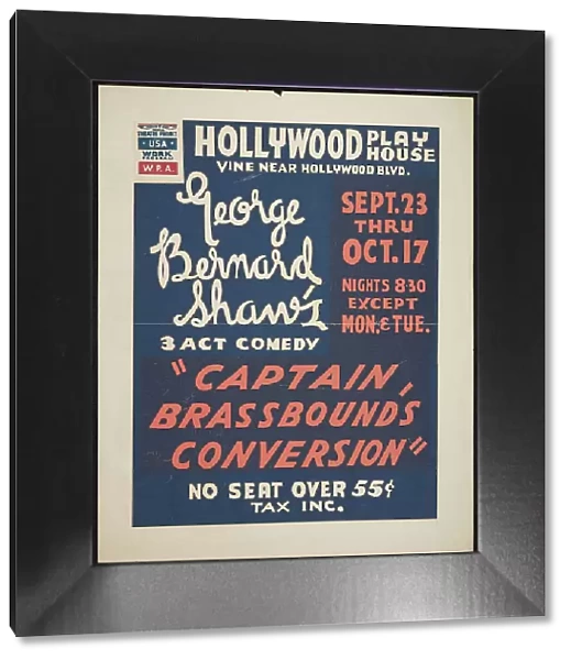 Captain Brassbound's Conversion, Los Angeles, [193-]. Creator: Unknown