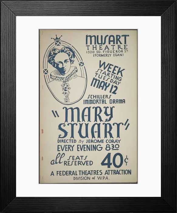 Framed Print : Mary Stuart, Los Angeles, 1936. Creator: Unknown Framed Print : Mary Stuart, Los Angeles, 1936. Creator: Unknown